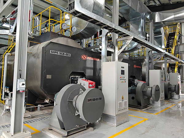 中正鍋爐燃氣蒸汽鍋爐在蒙古企業項目現場