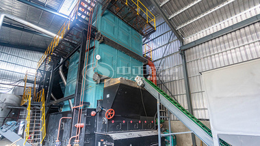 魚粉廠項(xiàng)目實(shí)拍：中正鍋爐DZL系列三鍋筒生物質(zhì)鍋爐應(yīng)用現(xiàn)場(chǎng)