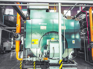 永乐高WNS系列燃气锅炉于鲁花浓香花生油有限公司运行现场图