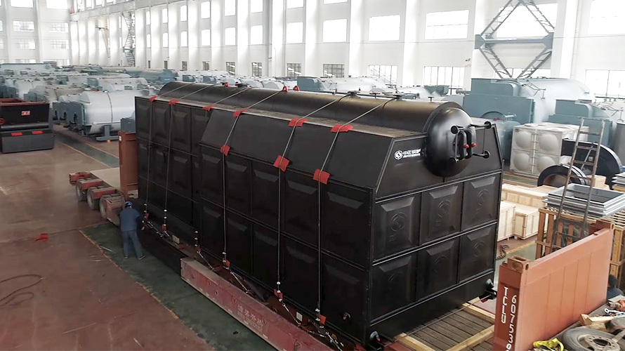 永乐高锅炉SZL系列燃煤锅炉装车出口越南