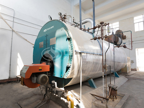 10吨WNS系列冷凝式燃气蒸汽锅炉项目（美佳新材料）
