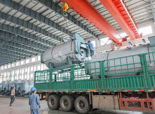 永乐高wns系列快装锅炉准备发往鄂托克旗