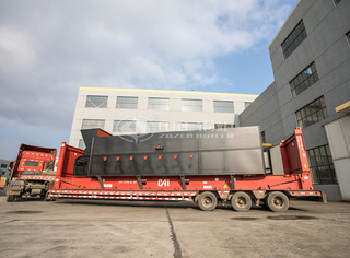 永乐高锅炉YLW系列燃煤导热油锅炉现场发货