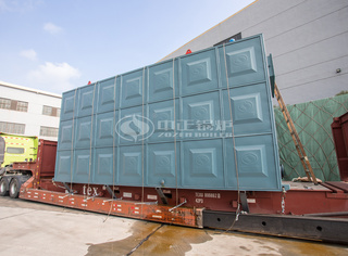 出口印尼的永乐高有机热载体锅炉正在发货