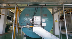 永乐高锅炉于新衡新质料700万大卡YQW系列燃气导热油锅炉项目