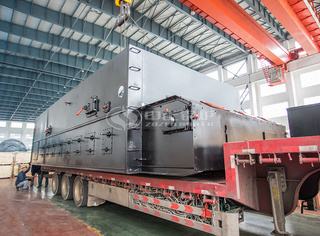 永乐高SZL系列生物质锅炉现场装货图