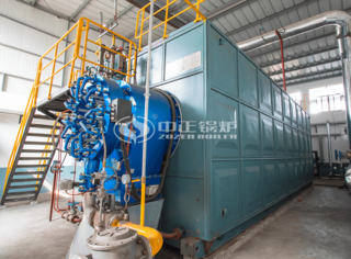 正在焦作豫竹利便面厂运行的永乐高SZS系列节能环保锅炉