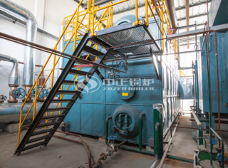 永乐高锅炉为豫竹利便面厂提供25吨自然气锅炉