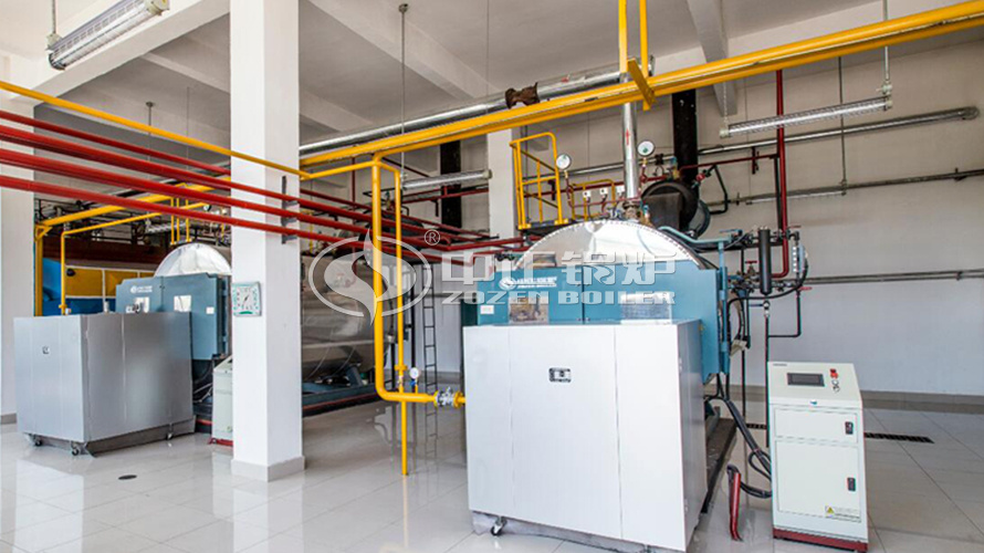 永乐高锅炉于黑龙江修建学院WNS系列节能燃气锅炉