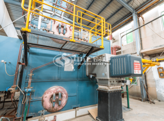 永乐高锅炉为同源制药提供的20吨燃气蒸汽锅炉