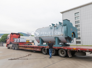 永乐高WNS系列自然气锅炉发货现场