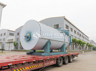 永乐高WNS系列快装燃气锅炉正发往西安