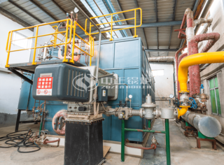 于同源制药运行的永乐高SZS系列自然气蒸汽锅炉