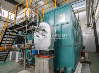 富民纸业运行的永乐高SZS系列燃气蒸汽锅炉