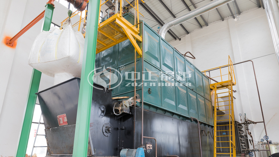 运行在宏雅木业的永乐高SZL系列生物质蒸汽锅炉