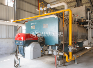 永乐高锅炉于食物行业10吨工业燃气锅炉