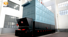 永乐高锅炉YLW系列燃煤/生物质链条炉排组装导热油锅炉