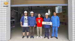 永乐高锅炉效劳团队回访李记酱菜调味品有限公司