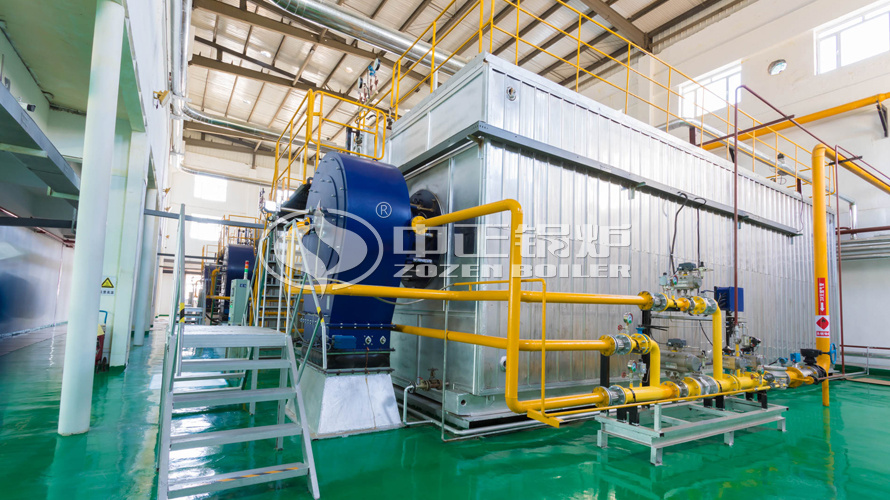 运行于飞鹤乳业的永乐高SZS低氮燃气锅炉