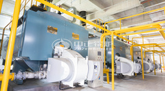 运行于枫叶小镇的永乐高WNS系列供暖锅炉