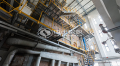 永乐高35吨SHL系列链条炉排蒸汽锅炉现场