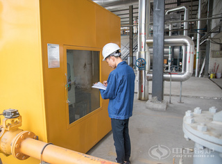 永乐高锅炉效劳职员周全临锅炉举行检测