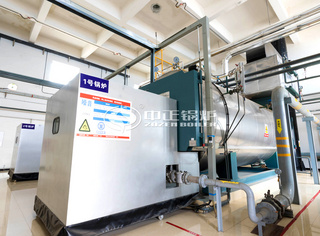 永乐高10吨燃油燃气蒸汽锅炉