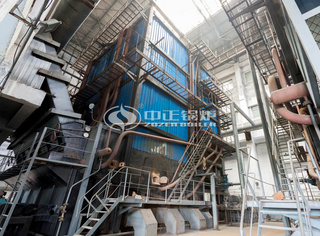 永乐高锅炉58MW燃煤水管热水锅炉