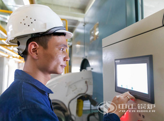 永乐高锅炉手艺职员检测WNS系列燃气锅炉的运行