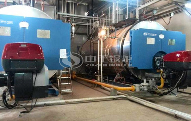 10吨WNS系列冷凝式燃气蒸汽锅炉项目（SK海力士）