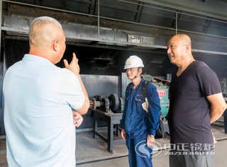 永乐高锅炉售后效劳职员相识DHW系列燃煤锅炉使用情形