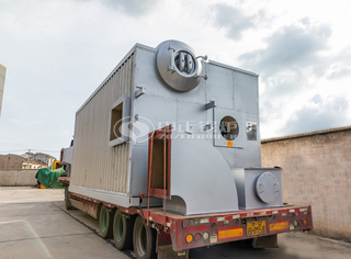 永乐高节能环保燃气锅炉发货现场