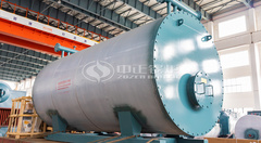 永乐高YQW系列卧式燃气导热油炉发往浙江现场