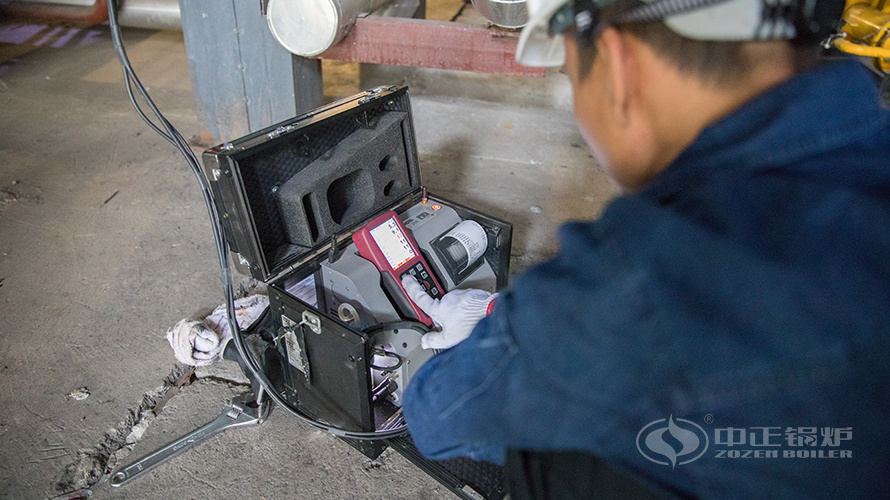 永乐高锅炉效劳团队走访中国二重过热蒸汽锅炉房