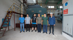 永乐高锅炉质量万里行团队走访重庆印染打扮总厂