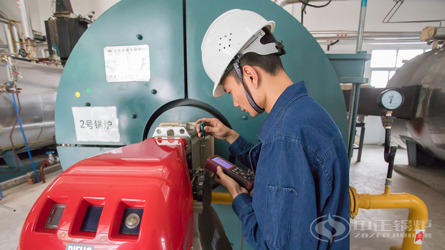 永乐高锅炉质量万里行走进三易食物燃气锅炉与导热油锅炉房