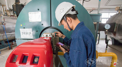 永乐高锅炉质量万里行走进三易食物燃气锅炉与导热油锅炉房