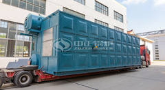 永乐高自然气蒸汽锅炉发往乌兹别克斯坦现场