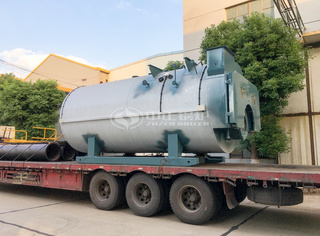 永乐高WNS系列冷凝锅炉现场发货