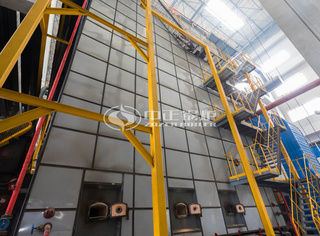 永乐高锅炉91MW燃煤链条炉排热水锅炉