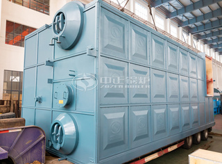 永乐高锅炉25吨自然气锅炉装车