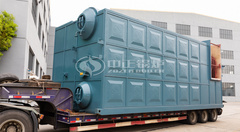 发往陕西的25吨SZS系列燃气蒸汽锅炉