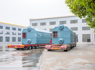 永乐高锅炉燃煤链条炉发货