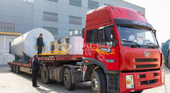 永乐高锅炉10吨WNS系列低氮燃气锅炉发往河北