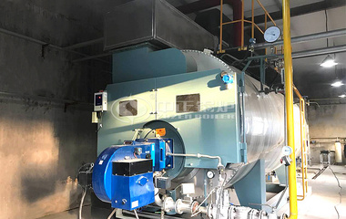 振华汽车涂装6吨WNS系列高效节能燃气蒸汽锅炉项目