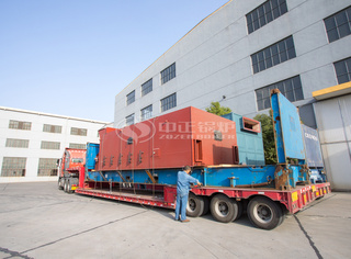 永乐高锅炉YLW系列燃煤导热油炉正在发货