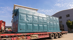 永乐高锅炉15吨生物质燃料锅炉发货现场