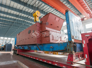 发往巴基斯坦的永乐高YLW系列导热油锅炉