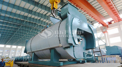 永乐高锅炉WNS系列工业燃气热水锅炉发往山西温欣热力