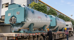 发往吉林的永乐高锅炉拳头产品WNS系列燃气低氮锅炉